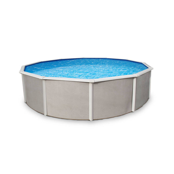 Blue Wave BELIZE 24' Round Steel Wall Above Ground Pool - 52