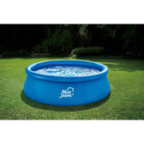Blue Wave 13-ft Round 33-in Deep Speed Set Family Pool with Cover