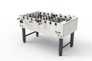 White Outdoor Foosball Table