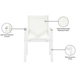 Meridian Furniture Nizuc Outdoor Patio Dining Chair 366-AC - Dining Chairs