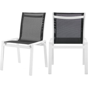 Meridian Furniture Nizuc Outdoor Patio Dining Chair 368-C - White - Dining Chairs
