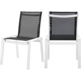 Meridian Furniture Nizuc Outdoor Patio Dining Chair 368-C - Black - Dining Chairs