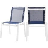 Meridian Furniture Nizuc Outdoor Patio Dining Chair 368-C - Navy - Dining Chairs