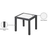 Meridian Furniture Nizuc End Table - White - Outdoor Furniture
