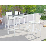 Meridian Furniture Nizuc Outdoor Patio Aluminum Bar Table 380-T - Outdoor Furniture