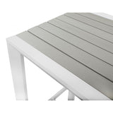 Meridian Furniture Nizuc Outdoor Patio Aluminum Bar Table 380-T - Outdoor Furniture