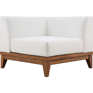 Meridian Furniture Rio Outdoor Off White Waterproof Modular Corner Chair - Outdoor Furniture