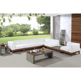 Meridian Furniture Rio Outdoor Off White Waterproof Modular Sectional 6B - Outdoor Furniture