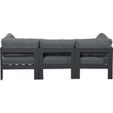 Meridian Furniture Nizuc Outdoor Patio Grey Aluminum Modular Sofa S90A - Outdoor Furniture