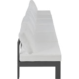 Meridian Furniture Nizuc Outdoor Patio Grey Aluminum Modular Sofa S180B - Outdoor Furniture