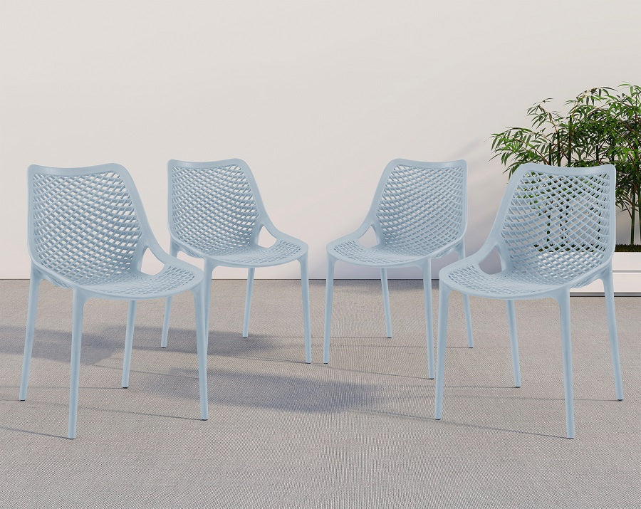 Meridian Furniture Mykonos Outdoor Patio Dining Chair - Outdoor Furniture