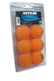 Kettler 3-Star TT Balls, 6-Pack Orange