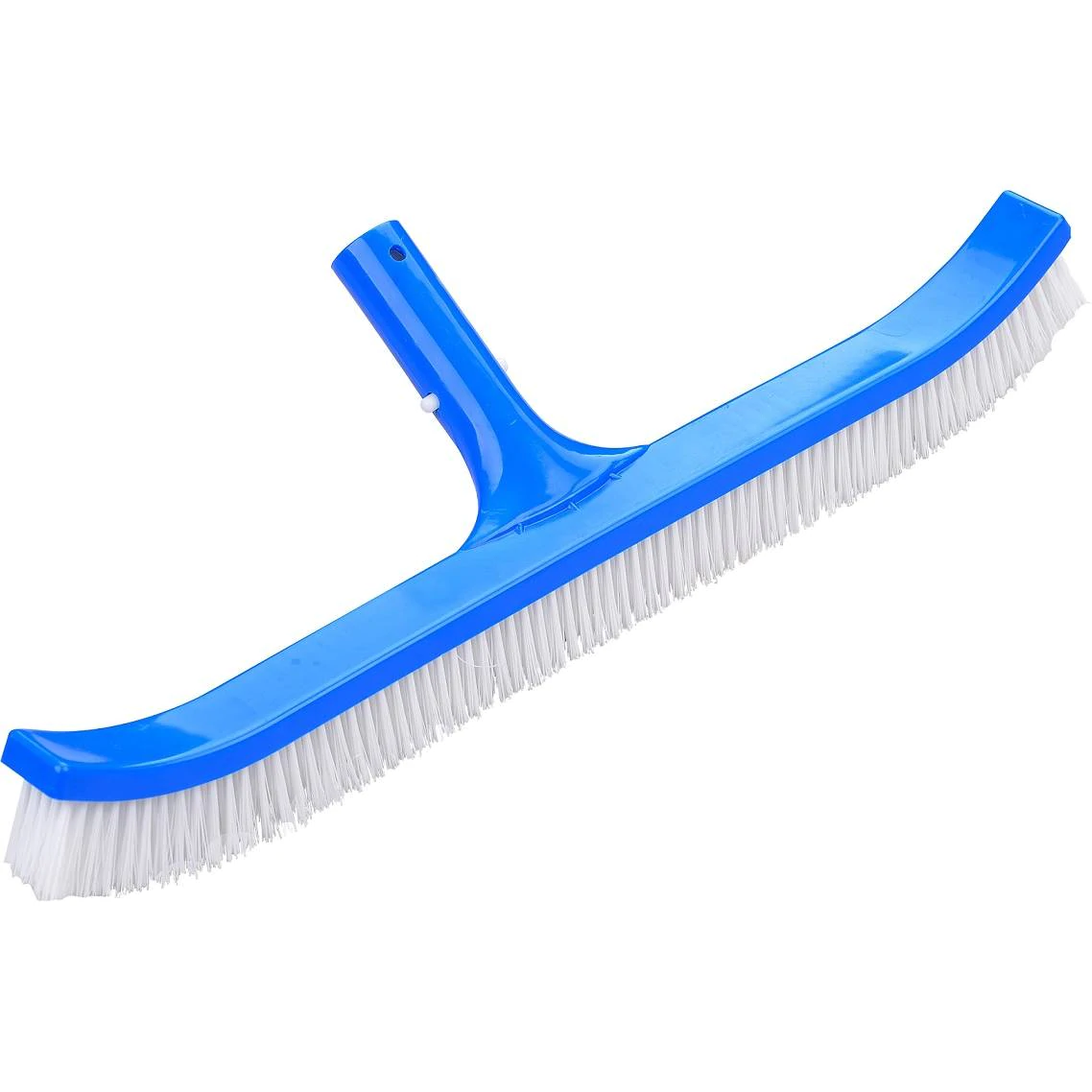Blue Wave Curved 18" Pool Brush for Walls and Floors with Nylon Fiber Bristles