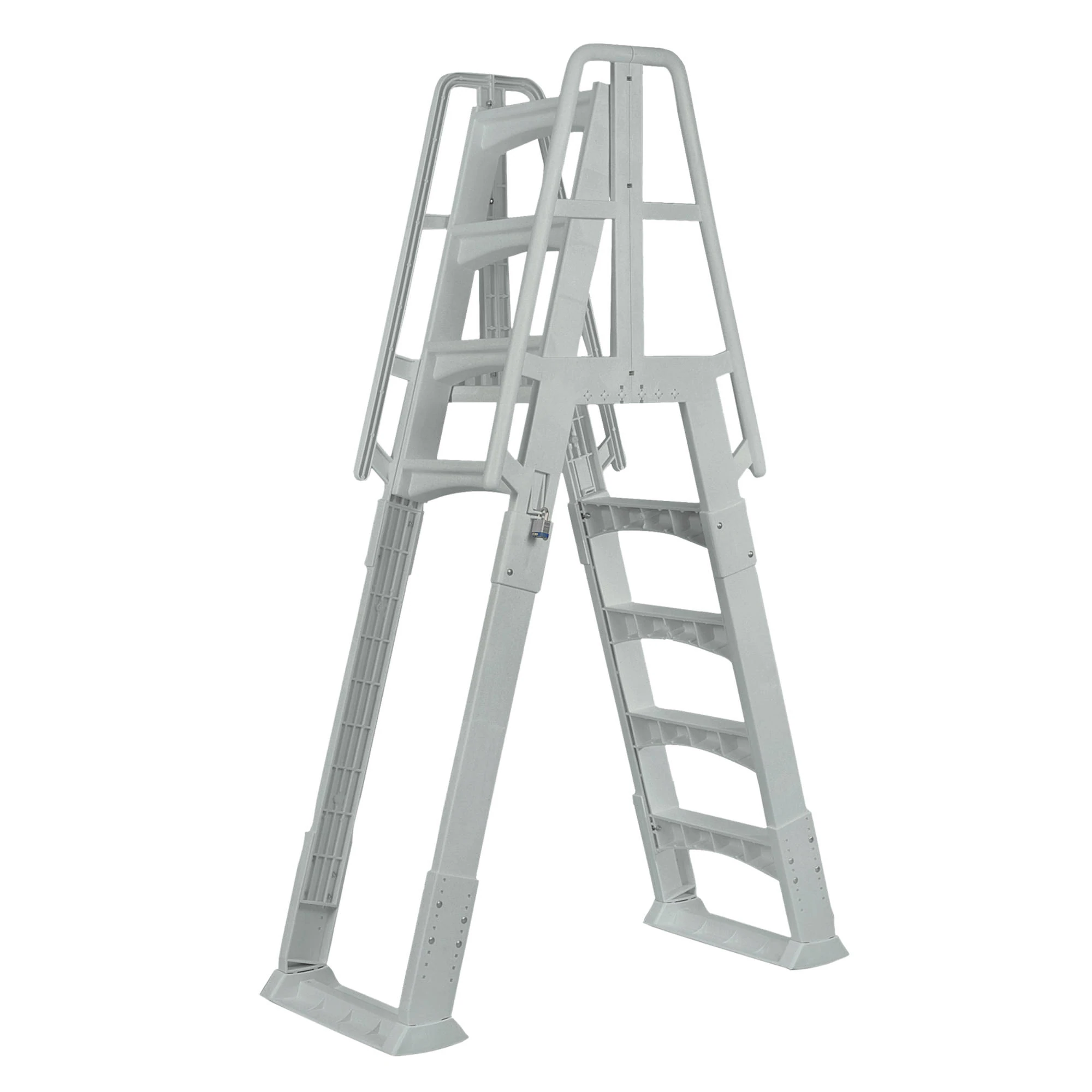 Blue Wave Premium A-Frame Above Ground Pool Ladder - Gray