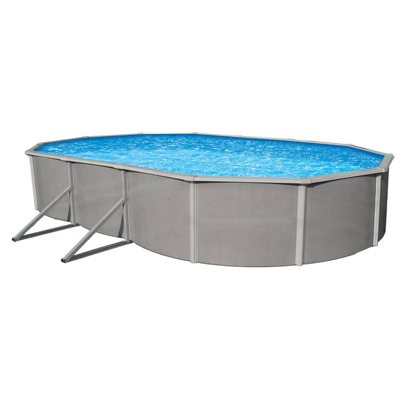 Blue Wave BELIZE 15' x 30' Oval Steel Wall Above Ground Pool - 52