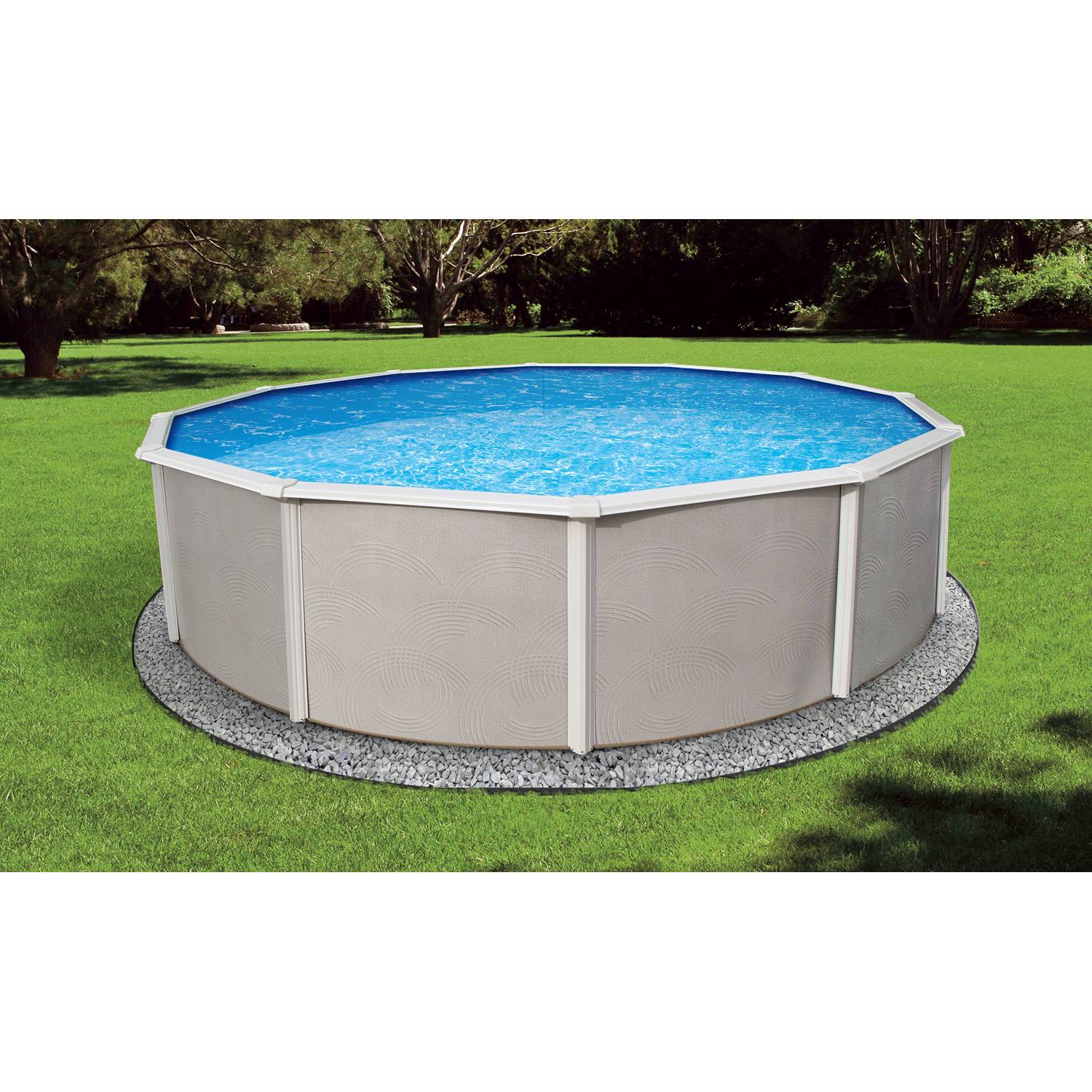 Blue Wave BELIZE 18' Round Steel Wall Above Ground Pool - 52" Depth