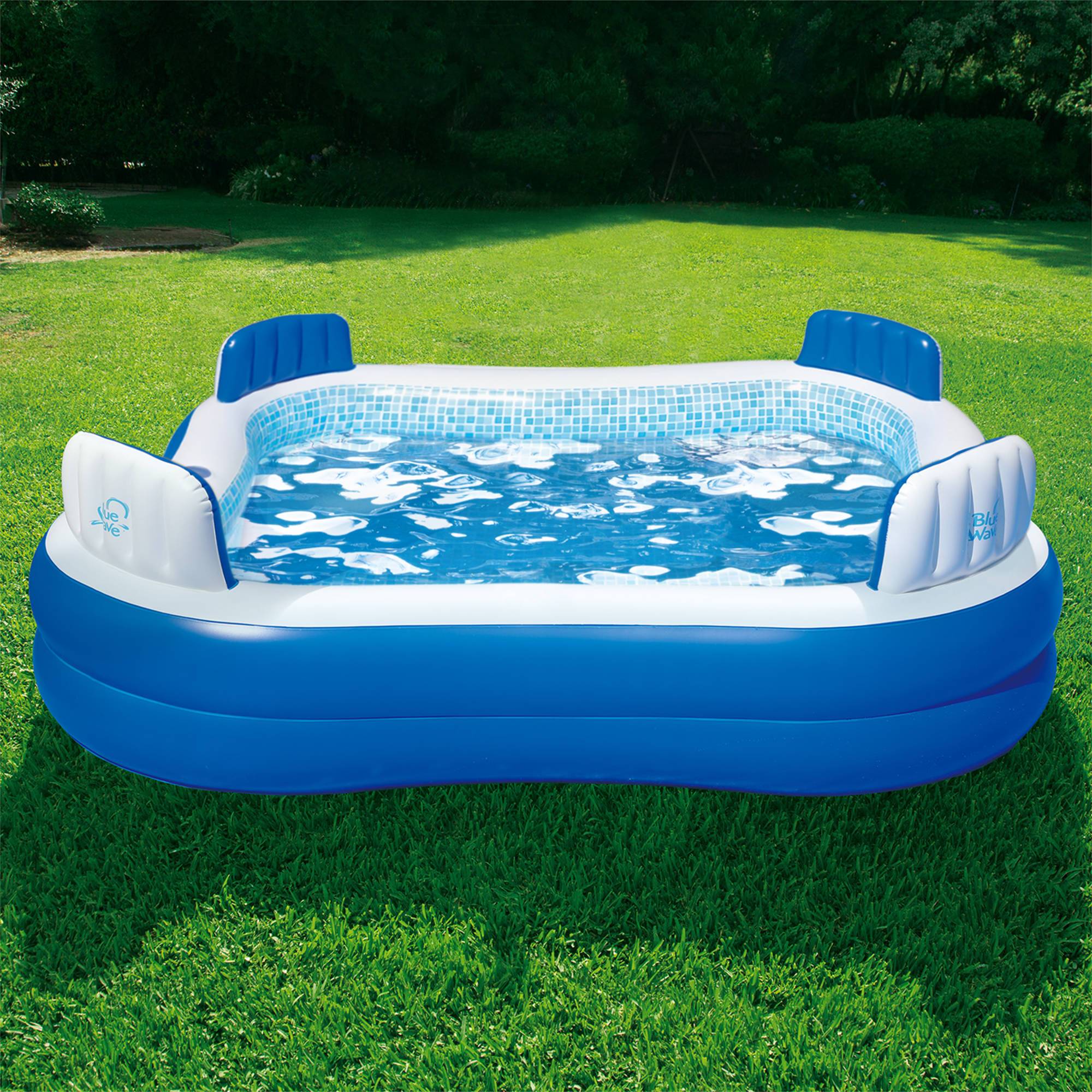 Blue Wave 88-in x 88-in x 26-in Deep Premier Family Pool w/Cover