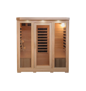 Sonoma 4-Person Hemlock Infrared Sauna with 9 Carbon Heaters