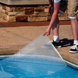 Blue Wave 12-mil Solar Blanket for Oval Above-Ground Pools - Clear