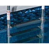 Blue Wave Premium Stainless Steel Reverse Bend In-Pool Ladder for Above Ground Pools