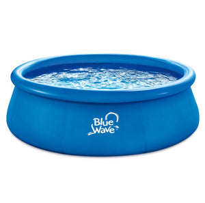 Blue Wave 13-ft Round 33-in Deep Speed Set Family Pool with Cover