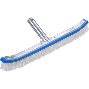 Blue Wave Curved Aluminum 18" Brush for Swimming Pool Walls and Floors